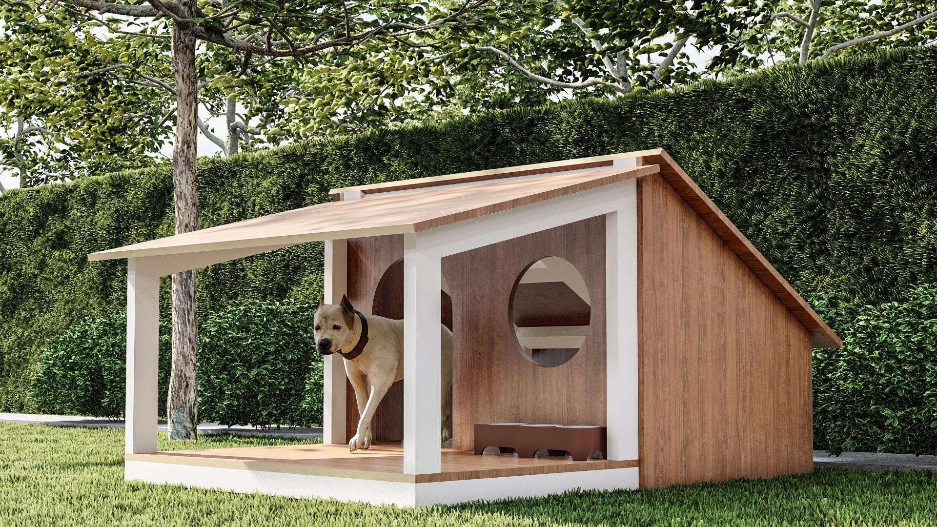 大型犬小屋の設計図 – DIYペットプロジェクト（デジタルPDF