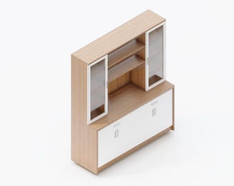 DIY Display Storage Cabinet Plan: Plywood Furniture (Digital PDF Download)