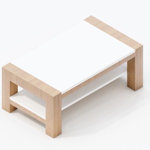 DIY Coffee Table Plan: Furniture Blueprint (Digital Download)