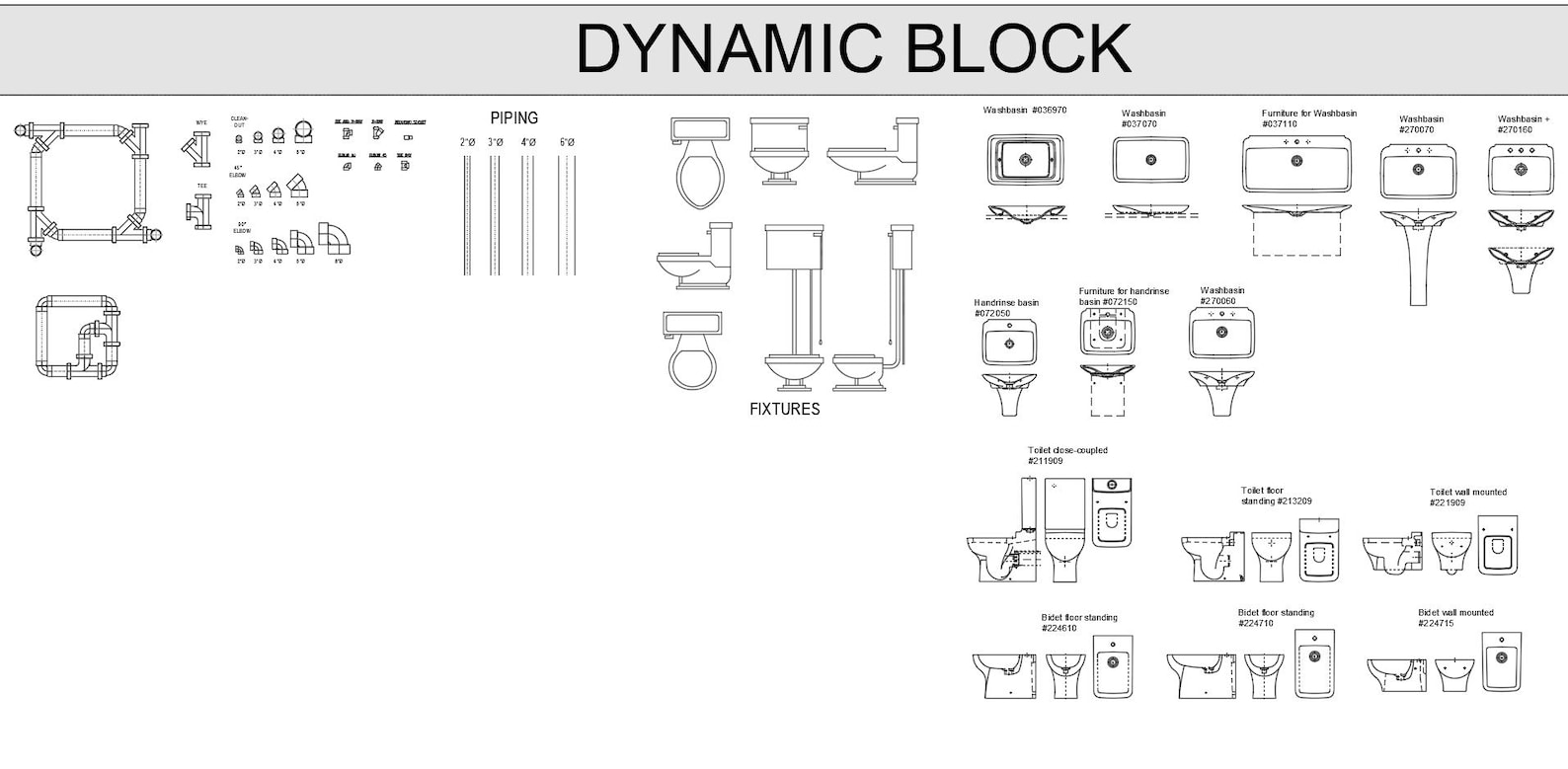 Fixture Riser Blocks Autocad Plumbing Fixtures Blocks: 1000+ CAD Blocks (metric) - Etsy