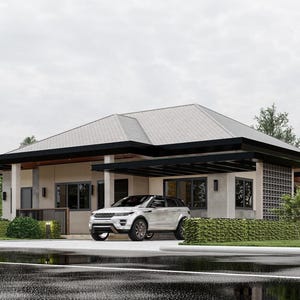 3 Schlafzimmer Haus Plan - Architekturplan- 8.10mtrs x 12.10mtrs |Hausplan|Traumhaus|Strukturpläne|Haus Blueprint|Hausplan Ideen