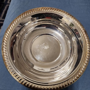 Vintage FB Rogers Serving Bowl, Silver Plate Bowl