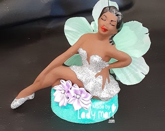 Black Ballerina Figurine, Kwanzaa,