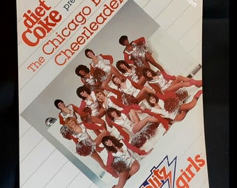 Vintage USFL Chicago Blitz Cheerleaders Full Color 1983 Schedule