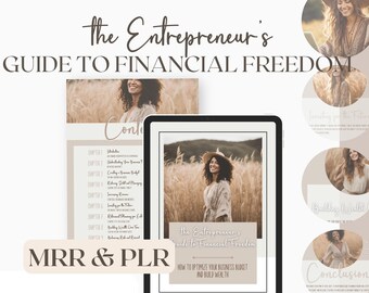 Ratgeber für finanzielle Freiheit: MRR Canva Template für Mom Entrepreneurs