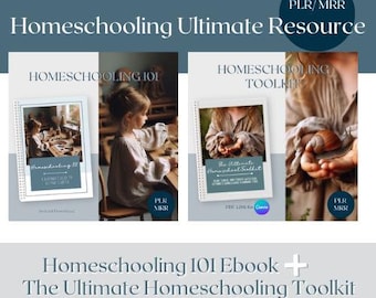 Homeschool Resource Bundle: Editable eBook & Toolkit (PLR/MRR)