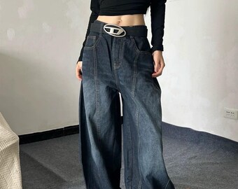 Cargo Camo Baggy Denim Jorts for Women – High Waist Pleated Shorts, Loose Fit Retro Streetwear, Y2K Casual Summer Shorts Outfit