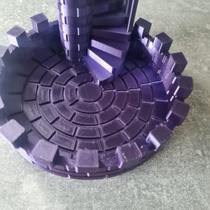 Dnd Dice Tower, 3D Printed Castle, Gray Fantasy Dice Roller