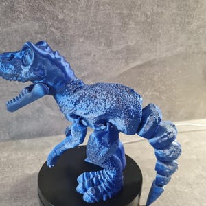 Articulated T-Rex Toy, Flexible Dinosaur Figure, Poseable Desk Toy, 3D Printed Fidget Animal, Unique Gift for Dino Lovers