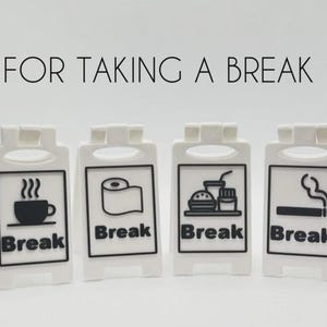 Office Sign Status, Desk Sign, Office Humor, Work From Home