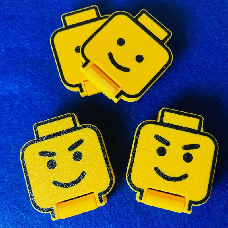 Brick Fidget clicker, 3D printed desk toy, compact stim