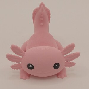 Axolotl Phone Stand, Pink 3D Printed Cute Phone Holder