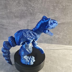 Articulated T-Rex Toy, Flexible Dinosaur Figure, Poseable Desk Toy, 3D Printed Fidget Animal, Unique Gift for Dino Lovers