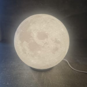 Moon Lamp – LED Lunar Surface Bedside Light, Touch-Control USB Night Lamp for Bedroom Decor, Relaxing Sleep Light, Housewarming Gift