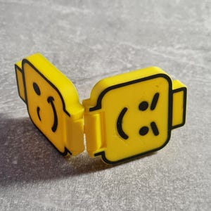 Brick Fidget clicker, 3D printed desk toy, compact stim
