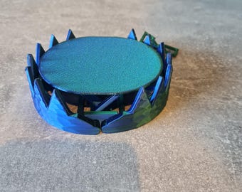 Bear Trap Coaster with Moving Drink Holder, Rustic Cabin Bar Decor, Unique Gift for Hunters, Beer Lovers, Husbands & Dads