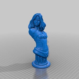 Wonder Woman STL Resin Bust, DC Comics Fan Art Digital Download