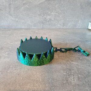 Bear Trap Coaster with Moving Drink Holder, Rustic Cabin Bar Decor, Unique Gift for Hunters, Beer Lovers, Husbands & Dads