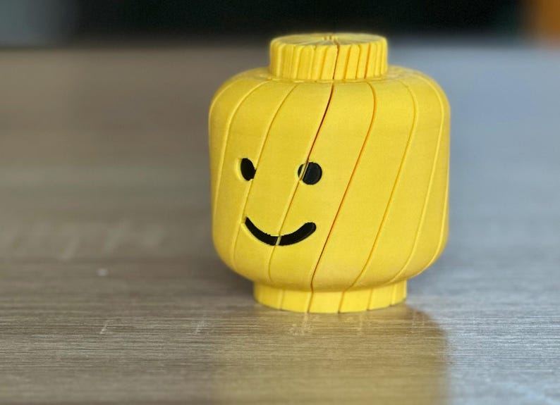 Stretchy Fidget Toy – Articulated Brick Style Figure, 3D Printed Sensory Desk Toy, Poseable Geek Gift & Stocking Filler