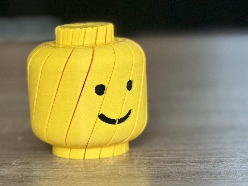 Stretchy Fidget Toy – Articulated Brick Style Figure, 3D Printed Sensory Desk Toy, Poseable Geek Gift & Stocking Filler