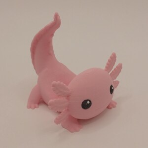 Axolotl Phone Stand, Pink 3D Printed Cute Phone Holder