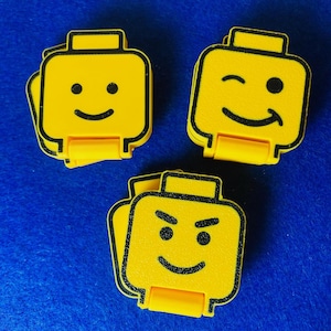 Brick Fidget clicker, 3D printed desk toy, compact stim