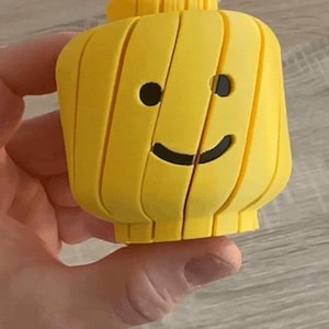 Stretchy Fidget Toy – Articulated Brick Style Figure, 3D Printed Sensory Desk Toy, Poseable Geek Gift & Stocking Filler