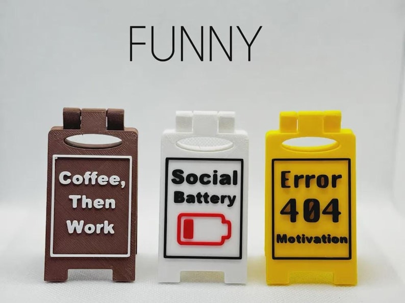 Office Sign Status, Desk Sign, Office Humor, Work From Home