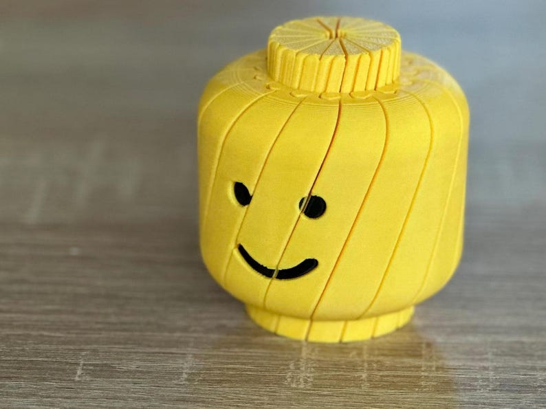 Stretchy Fidget Toy – Articulated Brick Style Figure, 3D Printed Sensory Desk Toy, Poseable Geek Gift & Stocking Filler