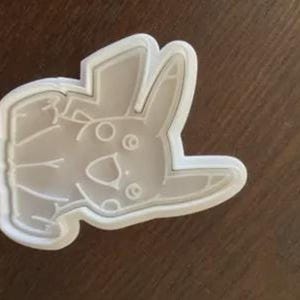 Pikachu STL Files – Anime Cookie Cutter Bundle, Pokémon Baking Kit, Fondant & Clay Cutter Set, Character Cookie STL Download