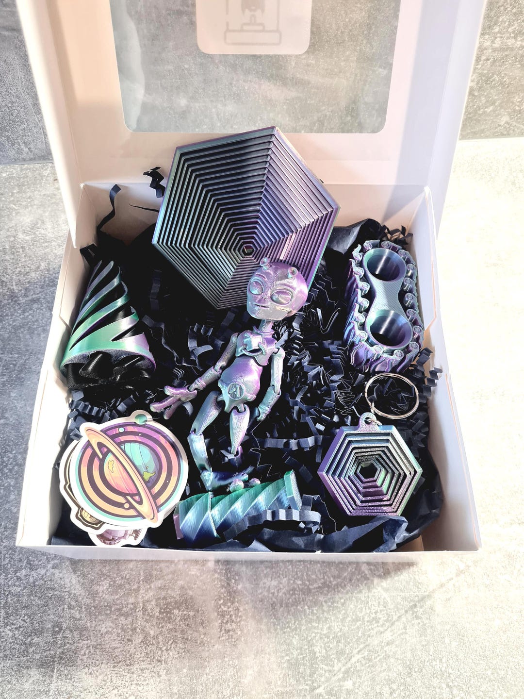 Space Sensory Fidget Box: 3D Printed Calming Toys - Etsy