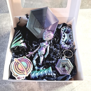 Space Sensory Fidget Box: 3D gedrucktes beruhigendes Spielzeug