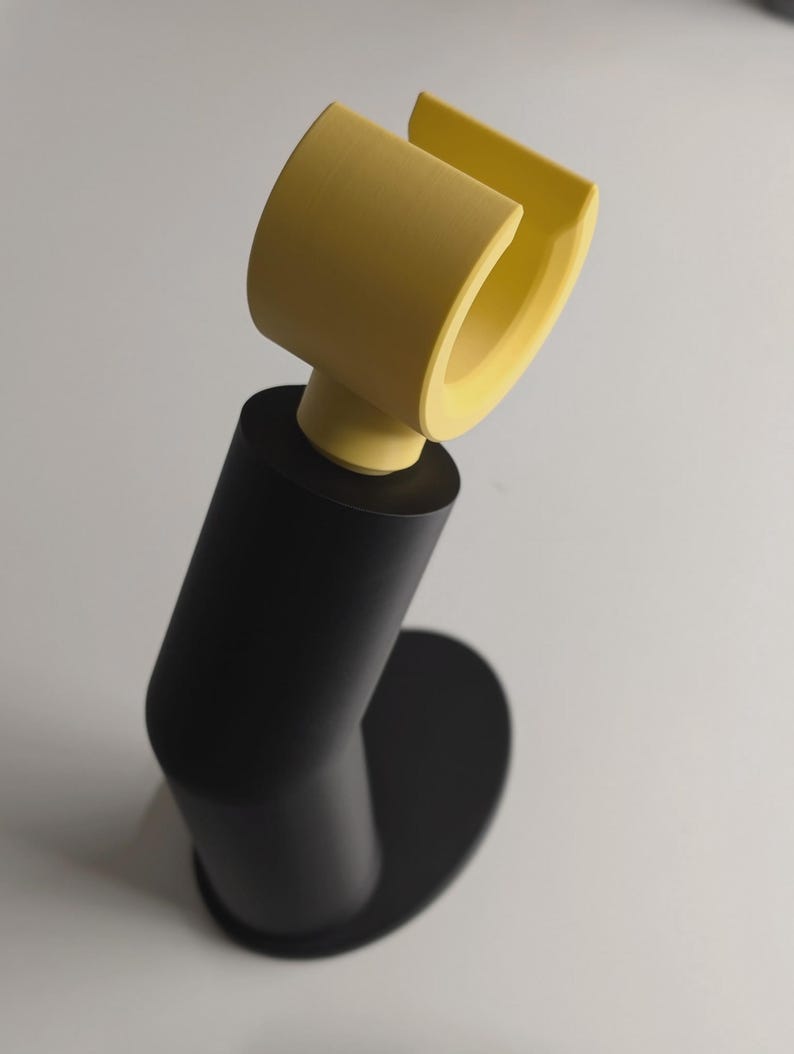 Headphone stand, 3D printed black desk organiser, gaming setup holder multiple colour options
