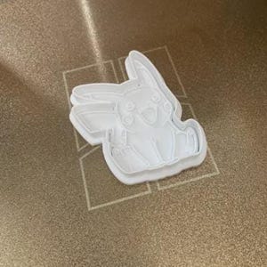 Pikachu STL Files – Anime Cookie Cutter Bundle, Pokémon Baking Kit, Fondant & Clay Cutter Set, Character Cookie STL Download