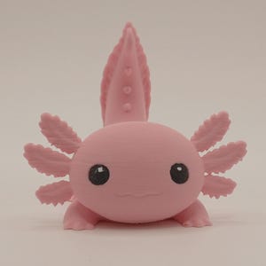 Axolotl Phone Stand, Pink 3D Printed Cute Phone Holder