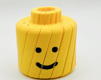 Stretchy Fidget Toy – Articulated Brick Style Figure, 3D Printed Sensory Desk Toy, Poseable Geek Gift & Stocking Filler