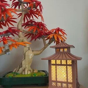 Japanese Pagoda Lantern 3D Printed  Mini Zen Garden Decor Japanese Lantern Miniature Desk Ornament  Tabletop Terrain  Unique Gift