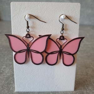 3D Printed Earrings – Butterfly, Daisy & Watermelon Designs Lightweight Statement Jewellery Cute Summer Accessories Handmade Gift for Her