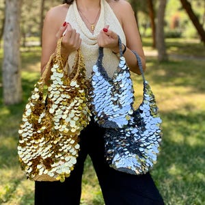 Y2k Boho Sequin Bag - Etsy display picture 1