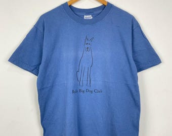 Vintage Really Big Dog Club T-Shirts M DO2125