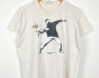 Vintage Banksy T-Shirts M DO2118