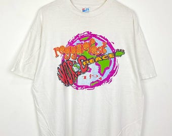Vintage Reggae World Peace Fest 1994 T-Shirts XL DO2151