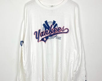 Vintage Adidas New York Yankees L/S T-Shirts 2XL DO2149