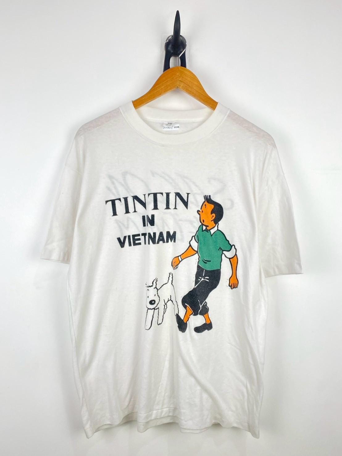 Vintage Tintin in Vietnam T-shirts DO1008