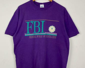 Vintage FBI T-Shirts L DO2122