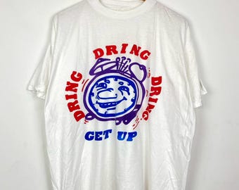 Vintage Ding Ding Ding Get Up T-Shirts XXL DO2159