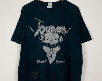 Vintage 90s Venom Black Metal T Shirt - Etsy