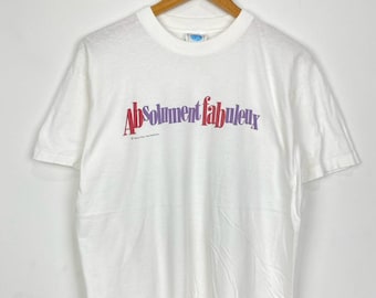 Vintage Absolument Fabuleux Movie Promo T-Shirts L DO2155