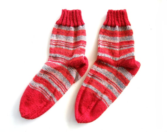 Vendita! Calze colorate per bambini, rosse, taglia EU 32-33-34 (21