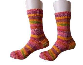 Socks Yellow, Orange, Pink, Green, size EU 38 - 39